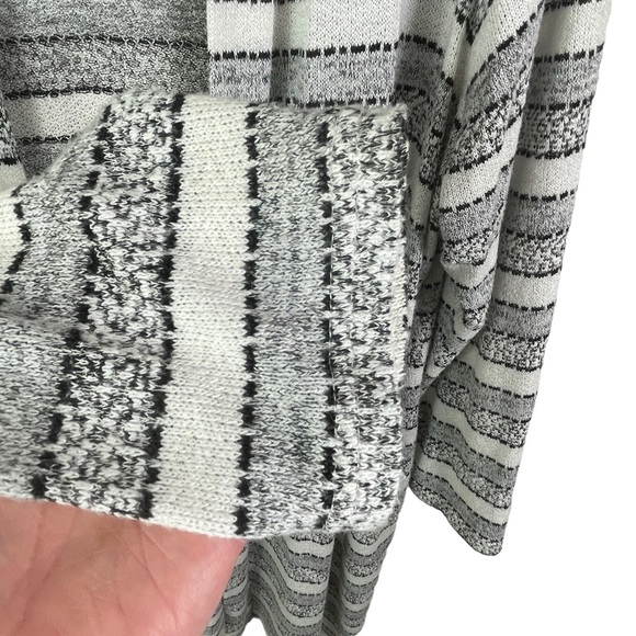Lane Bryant 22/24 Rayon Blend Open Front Long Soft Knit Duster Striped Cardigan - Picture 5 of 15